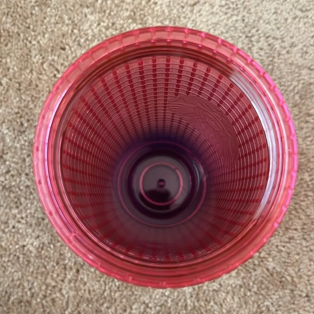 Starbucks 2022 Watermelon Ombré Grid Tumbler - Picture 5 of 9